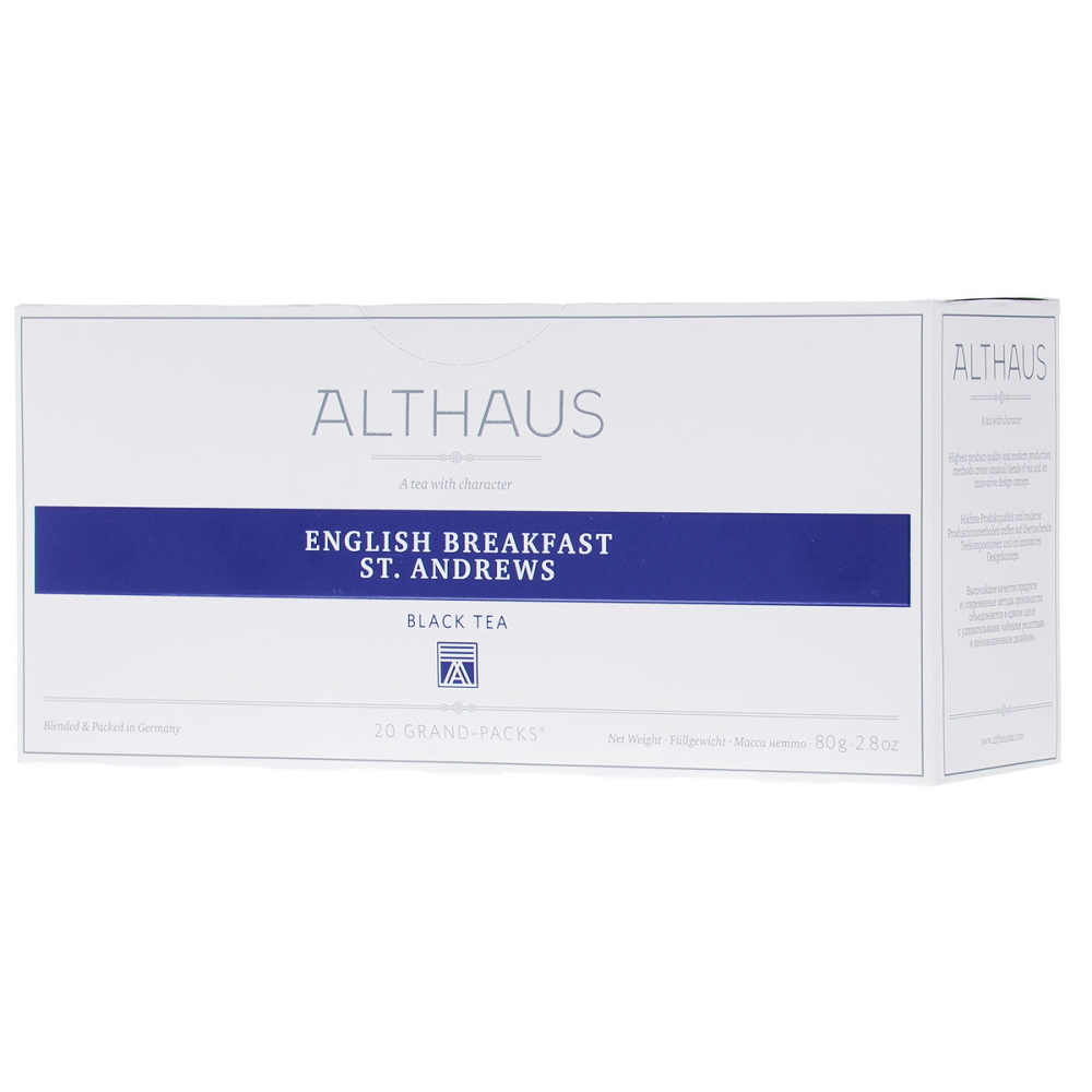Althaus Grand Pack English Breakfast черный чай в пакетиках, 20 шт