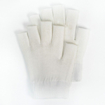 Белые открытые SPA-перчатки на основе натуральных масел (Цвет: белый)