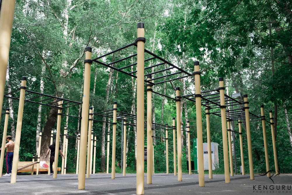 Воркаут площадка №7 - 300 м2 (30 х 10 м)