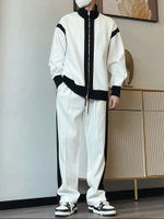 Мужской костюм-двойка "Черно-Белый"