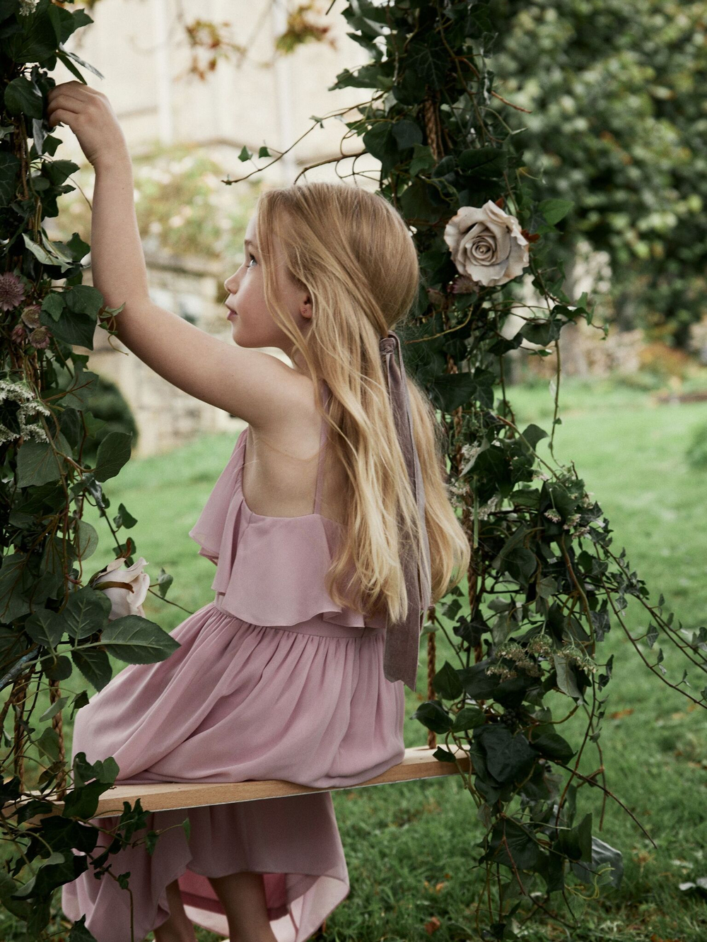 Платье для девочки Next N16-697, Розовый