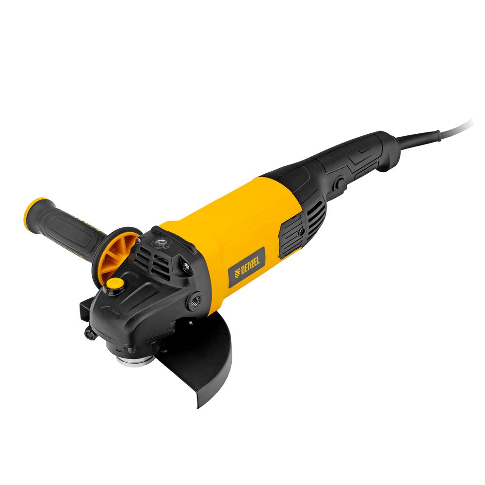 Машина шлифовальная угловая AG180-2000, 2000 Вт, 180 мм, 8500 об/мин Denzel 26912