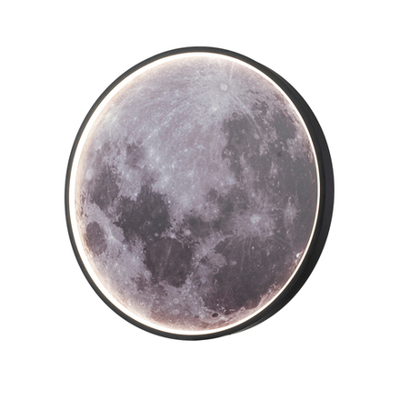 Настенно-потолочный светодиодный светильник 43Вт, 3136Лм, 3000-6500К, Ra>80,  металл/силикон, коричневый