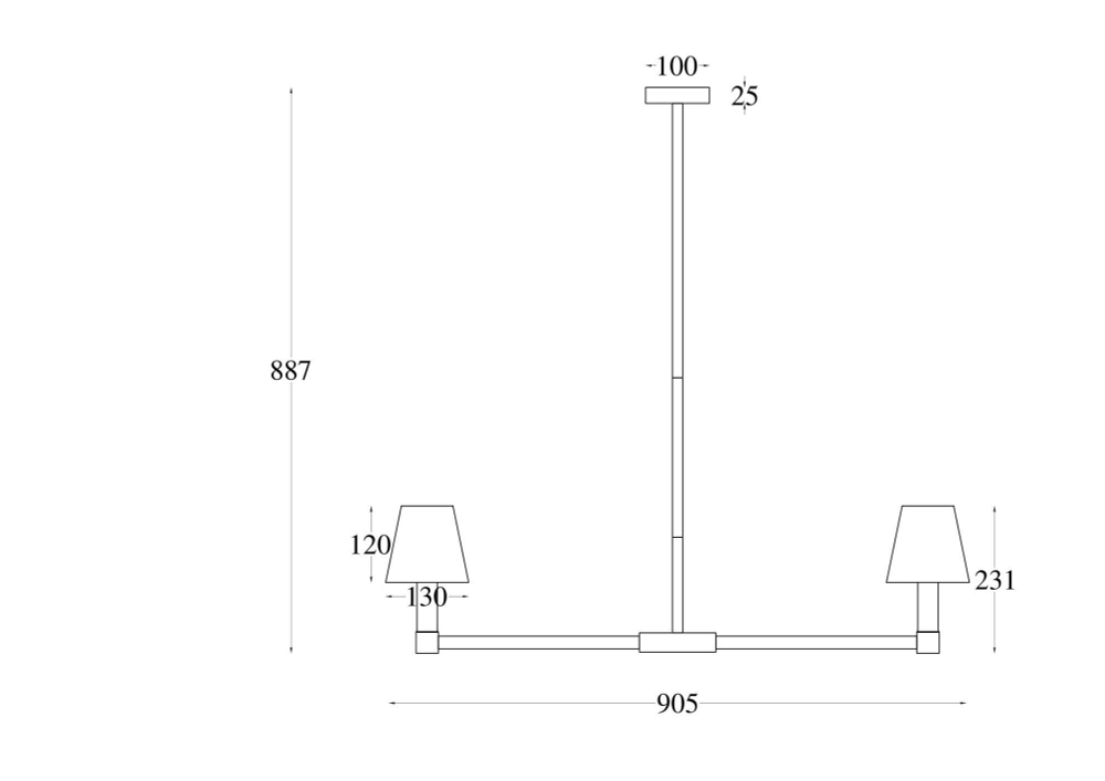 Подвесной светильник Maytoni MOD104PL-09B