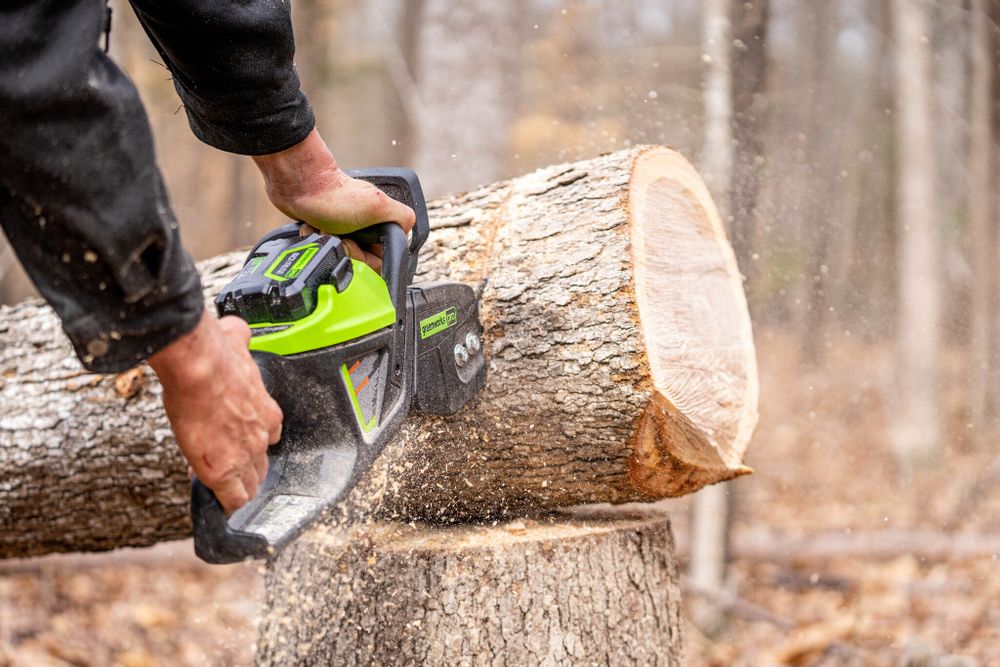 Цепная пила аккумуляторная Greenworks GD60CS25 Арт. 2008907, 60V, 40 см, бесщеточная, 2500 Вт, без АКБ и ЗУ