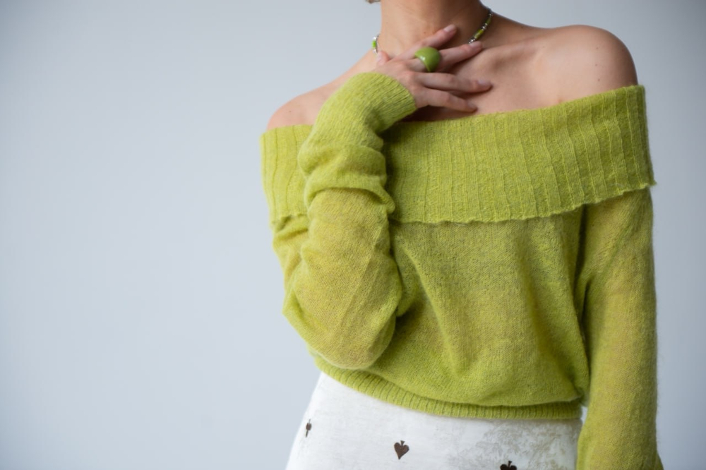 Джемпер из тонкой пряжи PIPER