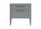 Тумба прикроватная Type 2 ящика ширина 50 см (серый)