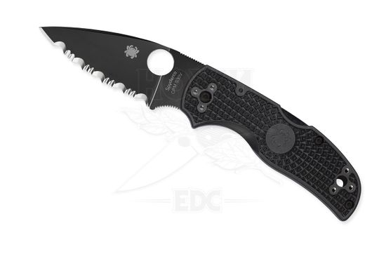 Складной нож Spyderco Native C41SBBK5 c клинком из стали CPM-S35VN, рукоять FRN