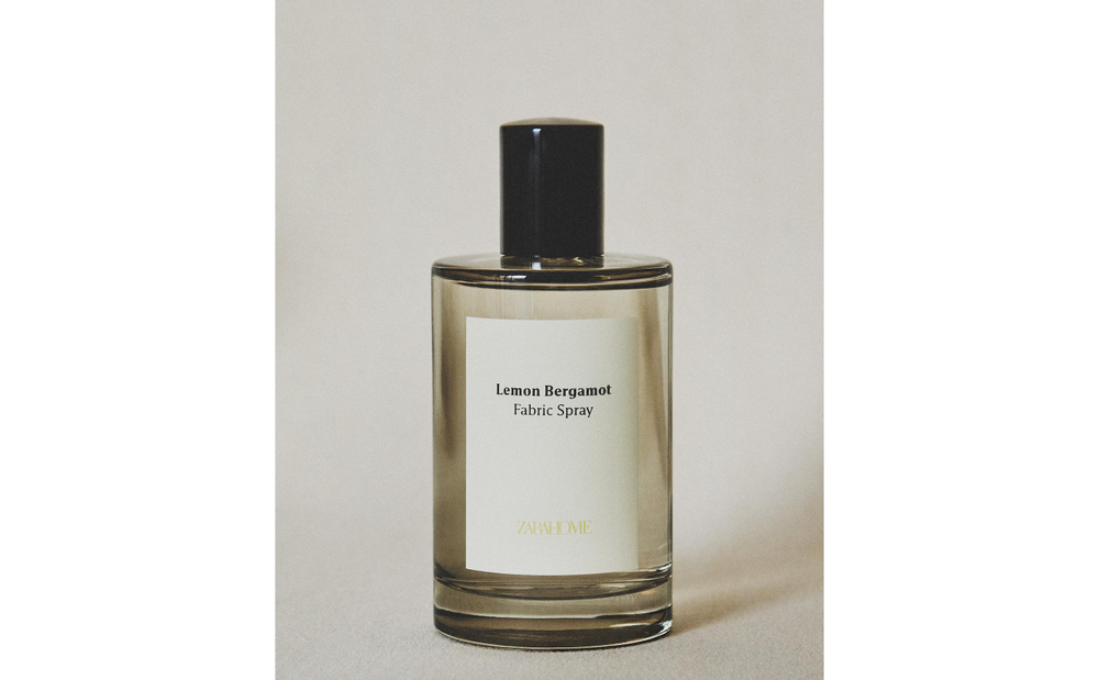 Zara Home Ароматический спрей для тканей и одежды Lemon Bergamot 100 мл, освежитель, аромат свежий цитрусовый