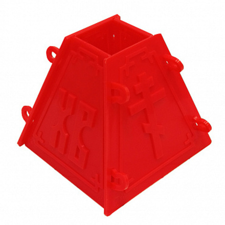 Форма для пасхи №1 разъемная пластиковая 11*11*см