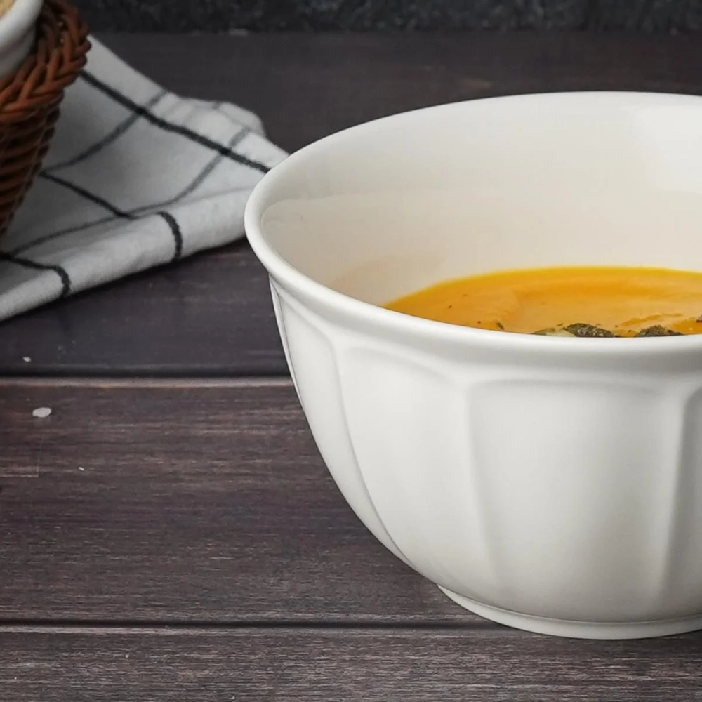 Салатник 550 мл, 14 см, фарфор "NOBLE" серия "Retro Ritz & Bella-White"