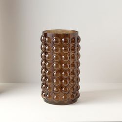 Ваза Molecule, 28 см, сепия