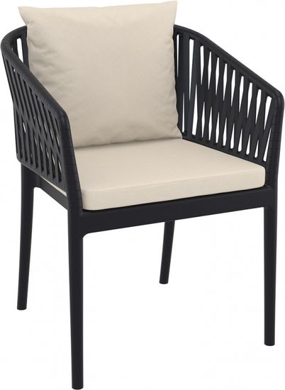 Кресло пластиковое с подушками Portofino