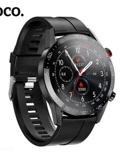 Смарт-часы Hoco Y2, 1.3", 240х240, IP68, BT3.0+4.0, 290 мАч, поддержка вызова,шагомер,черные