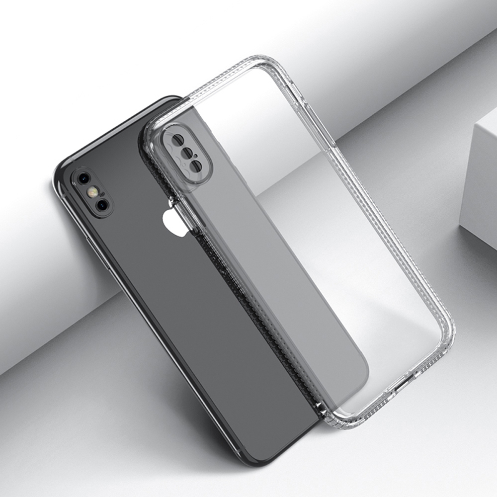 Мягкий ударопрочный чехол для iPhone XS Max, прозрачный с высокими защитными свойствами, серия Clear от Caseport