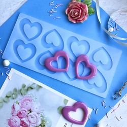 Силиконовый мат для отливки шоколада «Сердца»