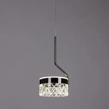 Подвесной светильник 12W 4000K A2094SP-1BK чёрный/прозрачный MOSAIC Arte Lamp