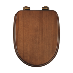 Сиденье для унитаза Migliore Gianeta 20950 с микролифтом, цвет: орех/бронза