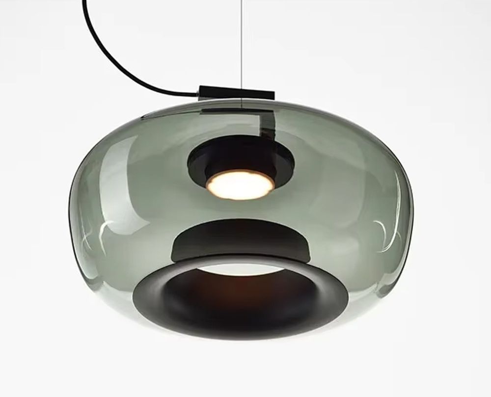 Подвесной светильник 8871P/C L black/light green