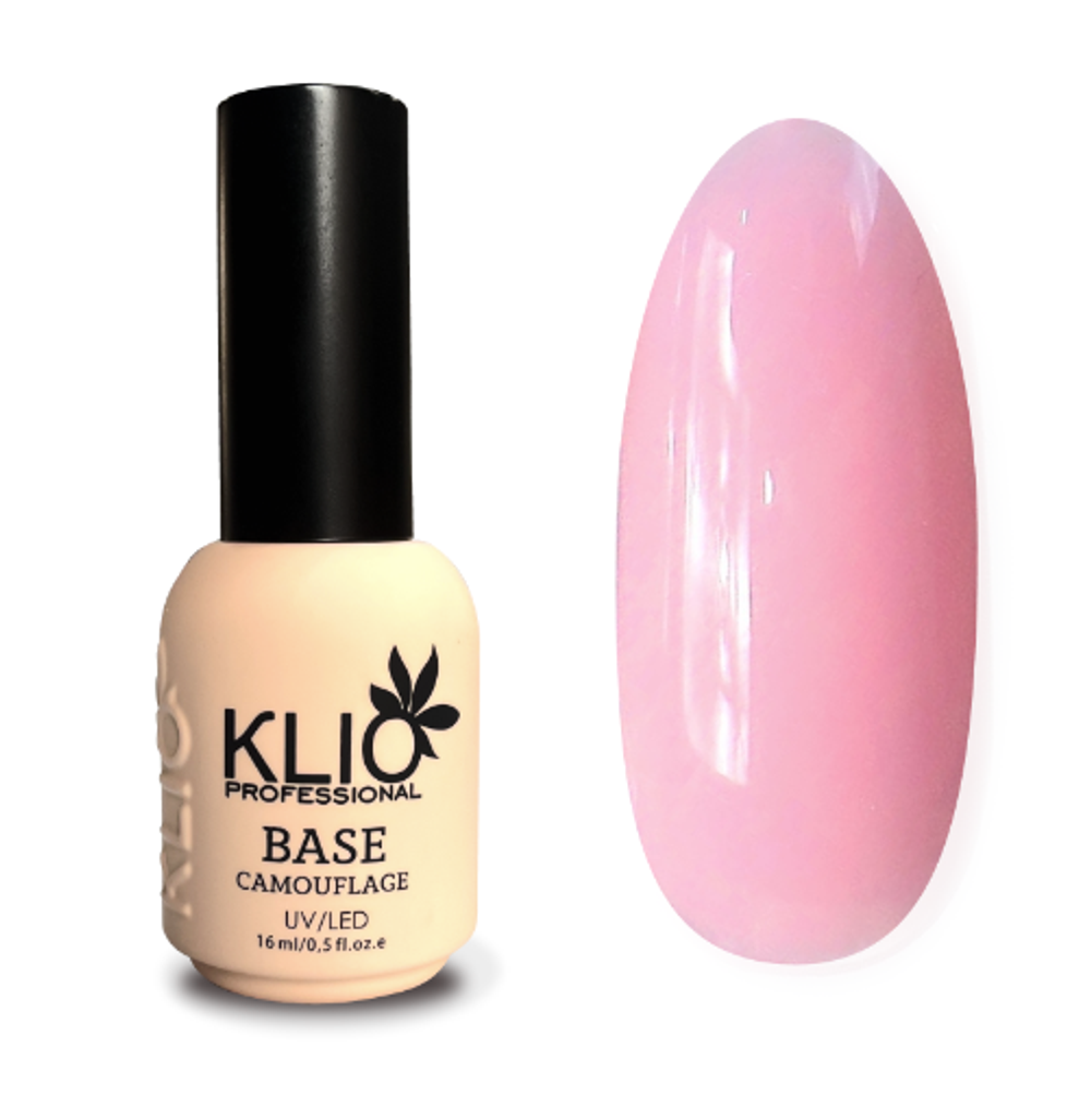 Klio Base Sakura - Камуфлирующая база Бледно-розовый, 16мл