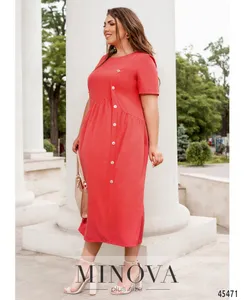 Платье 8-311-коралл Minova