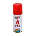 Газ для зажигалок»RUNIS»белый металлический баллон (с насадками) 140мл (1-007)