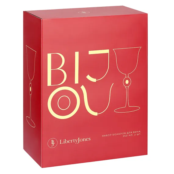 Набор бокалов для вина bijou, 350 мл, 2 шт.