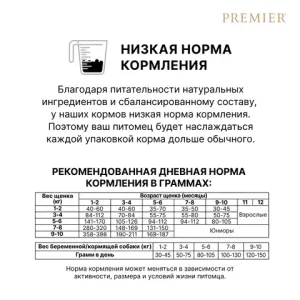 Сухой корм Premier Dog Turkey Puppy для щенков из свежего мяса индейки Сухой корм Premier Dog Turkey Puppy для щенков из свежего мяса индейки