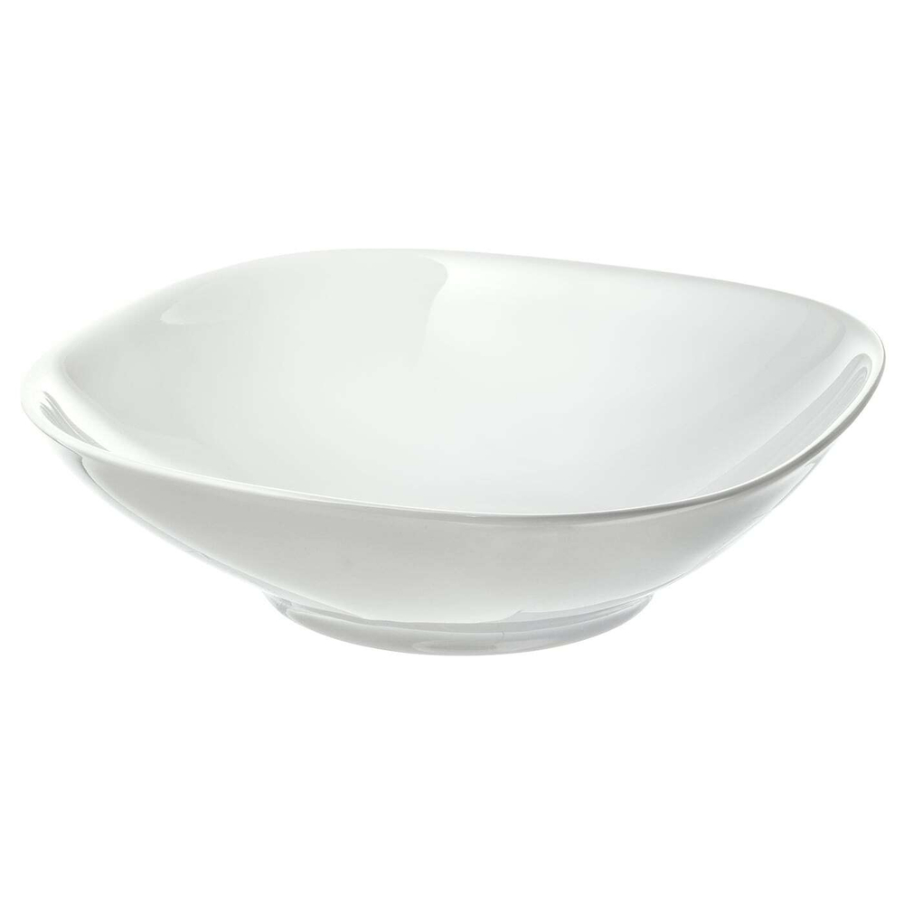 IKEA VÄRDERA  (ИКЕА ВÄРДЕРА)  -  Глубокая тарелка, белая, 20x20 см