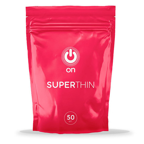 Ультратонкие презервативы ON Super Thin 50шт