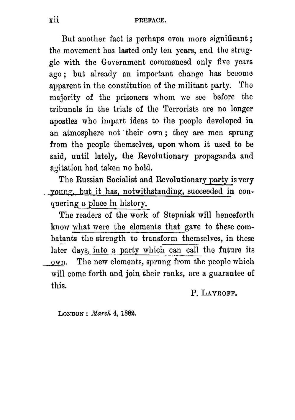 Underground Russia. Revolutionary Profiles and Sketches from Life | S. Stepniak