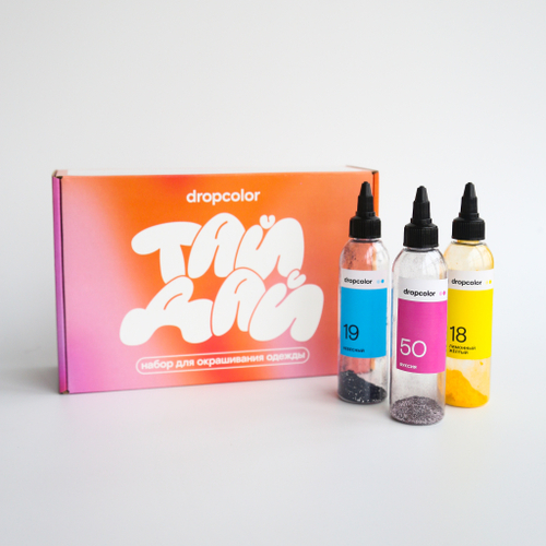 Набор тай-дай с футболкой (размер 134)