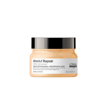 L'Oreal Professionnel ABSOLUT REPAIR Gold Quinoa + Protein Mask - кремовая маска для интенсивного восстановления поврежденных волос