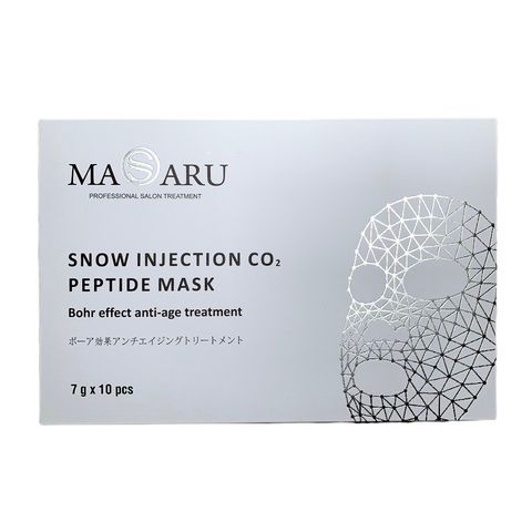 Masaru Маска пептидная с эффектом карбокси Snow Injection CO2