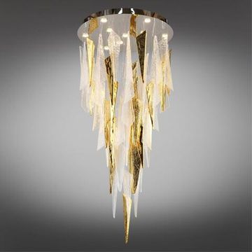 Люстра потолочная 10*GU10 APL.855.06.10 латунь Teresa Aployt