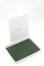 Notebook DAILY genuine leather dark blue color