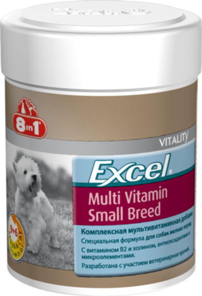 8in1 Excel Эксель Мультивитамины для собак мелких пород