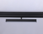 Светильник светодиодный трековый для шинопровода Magnetic GL4201 BK черный IP20 12W 4200K 48V 605*22*45