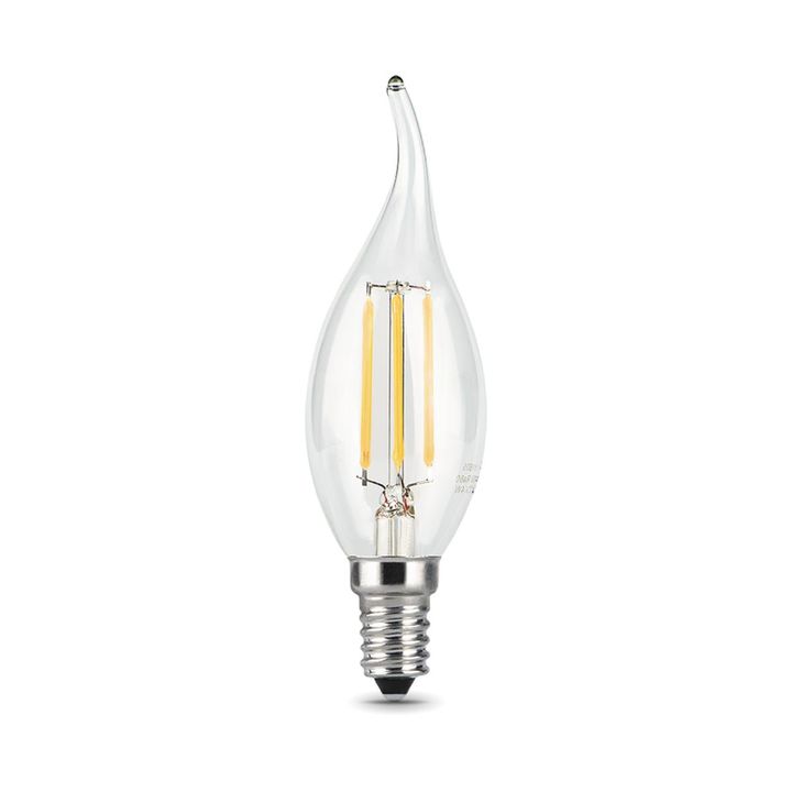 Лампа светодиодная Gauss E14 5W 2700K прозрачная 104801105