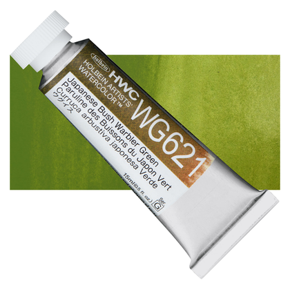 Акварель Holbein 15 мл. WG621 JP Bush Warbler Green