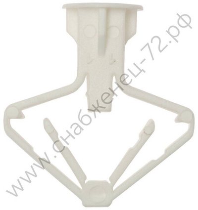 ЗУБР БАБОЧКА 10 х 50 мм, дюбель для пустотелых конструкций полипропиленовый, 100 шт (4-301325)