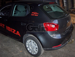Фаркоп оцинкованный Galia S095A для SEAT Ibiza IV хетчбек 3/5 дверей 2008-2017, Ibiza ST универсал 2010-2017(паспорт и сертификат в комплекте)(без электрики)