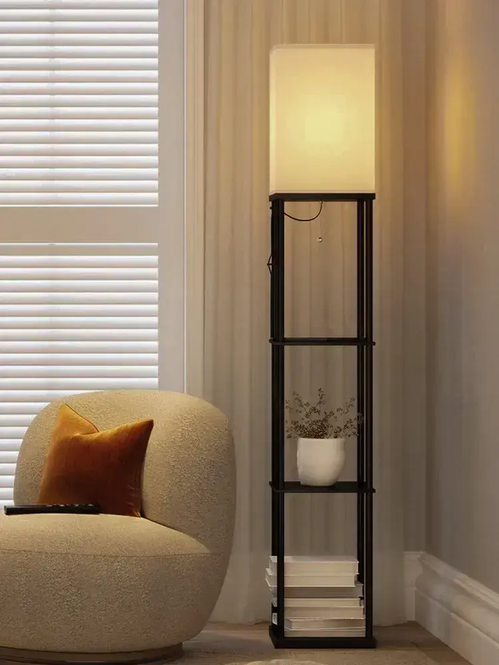 Roshanak Торшер светильник напольный с полочкой