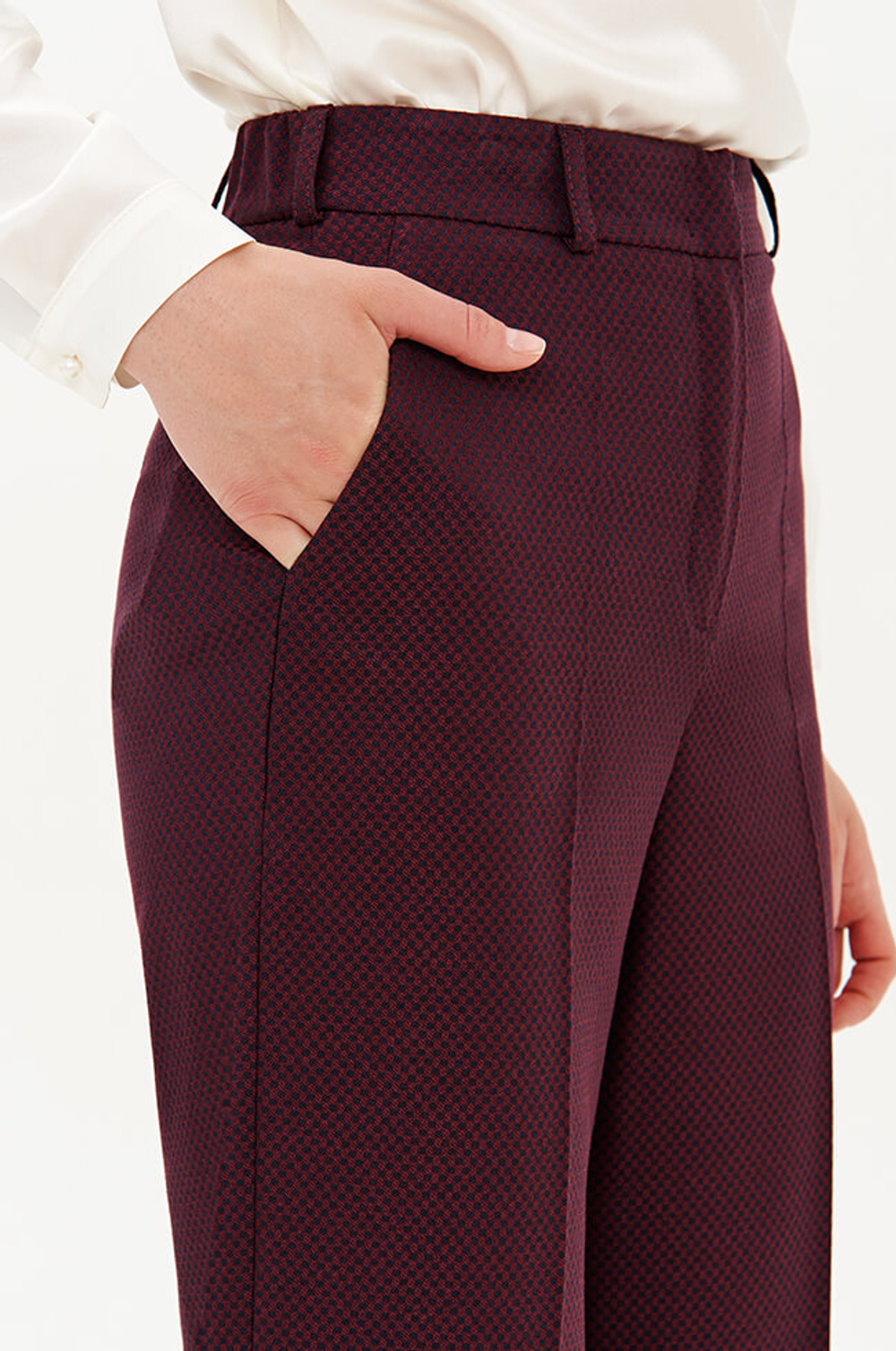 31227 Брюки женские (бордо)