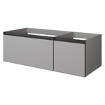 Armadi Art QUATRO 2 120см (80+40) тумба LUNA профиль ANTHRACITE с подсветкой