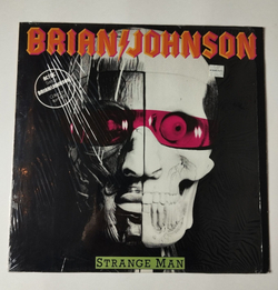 Винтажная виниловая пластинка LP AC DC Brian Johnson Strange Man (Germany 1982)