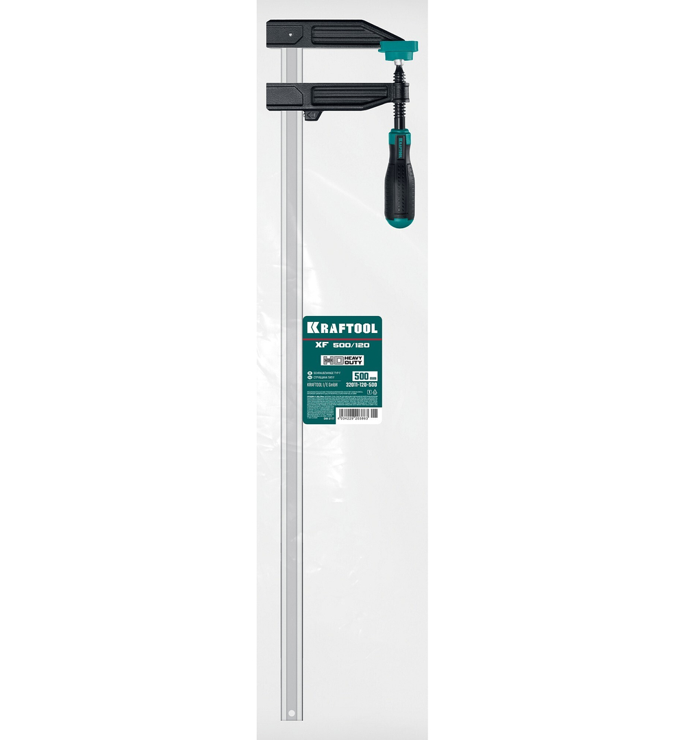 KRAFTOOL MF-500/120, 120 х 500 мм, струбцина F (32011-120-500)
