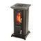 Отопительная печь "ТЕРМОФОР" СТАТИКА ТЕТРА (черная бронза)