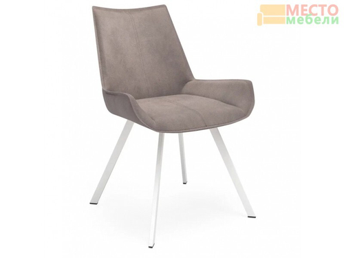 Стул Броско белый каркас, ткань FEDERICA JAVA, 555*840(460)*555(420)