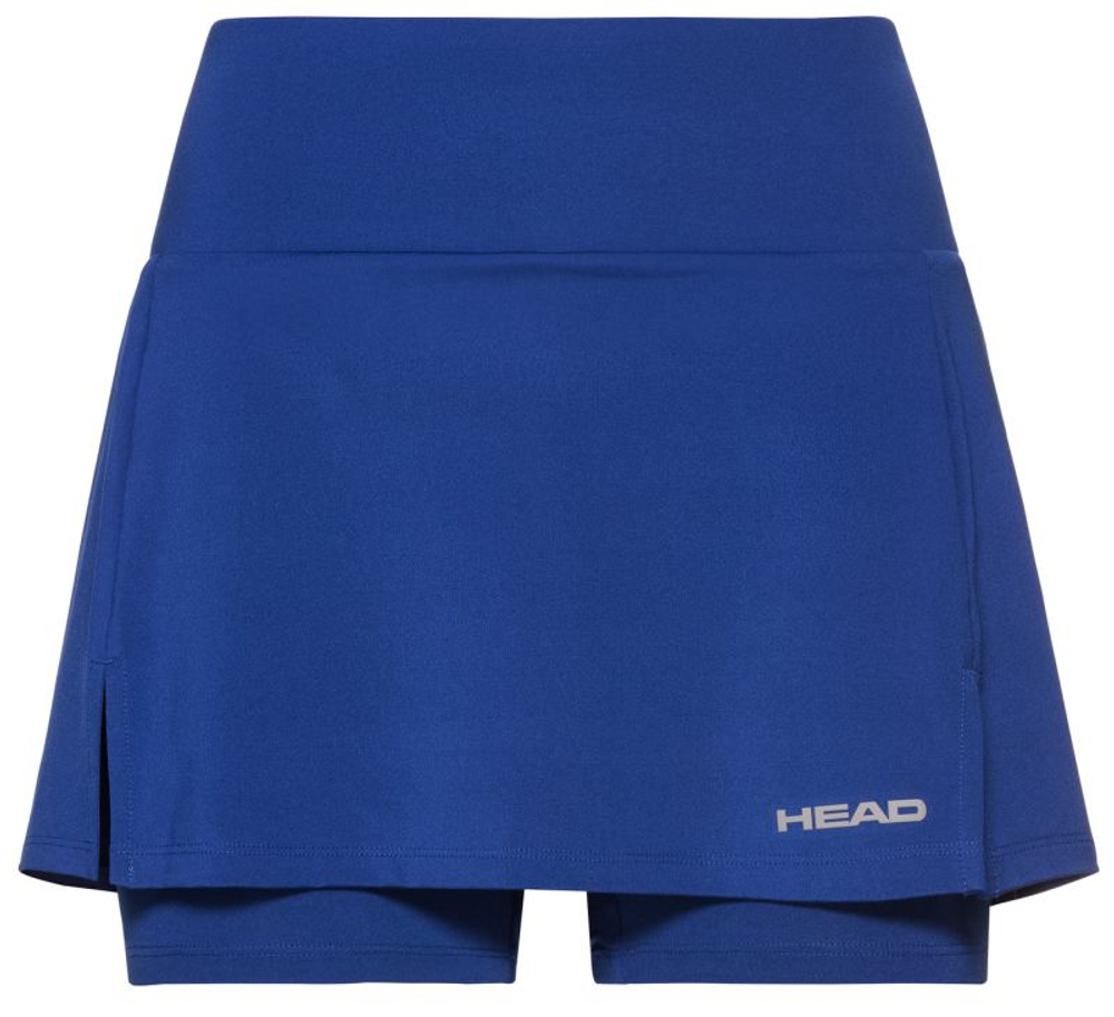 Детская теннисная юбка Head Club Basic Skort - royal blue
